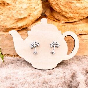 🆕 Tree of Life Stud Earrings Stainless Steel